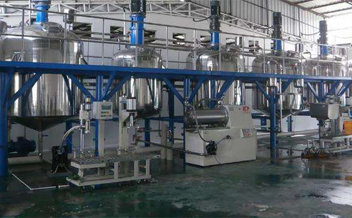 (圖:水性涂料生產(chǎn)制作)