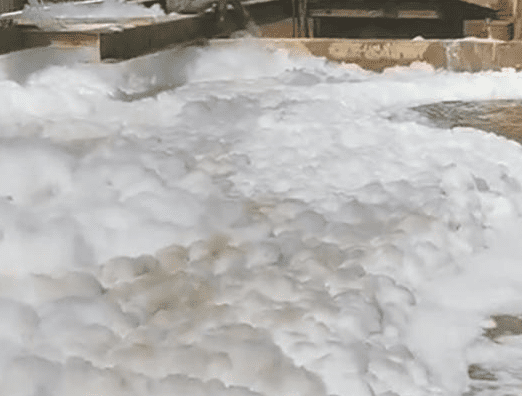 (圖:動(dòng)物屠宰廢水起泡原因)