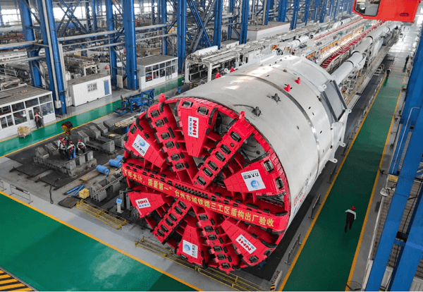 （圖：我國盾構(gòu)機(jī)運作現(xiàn)場）