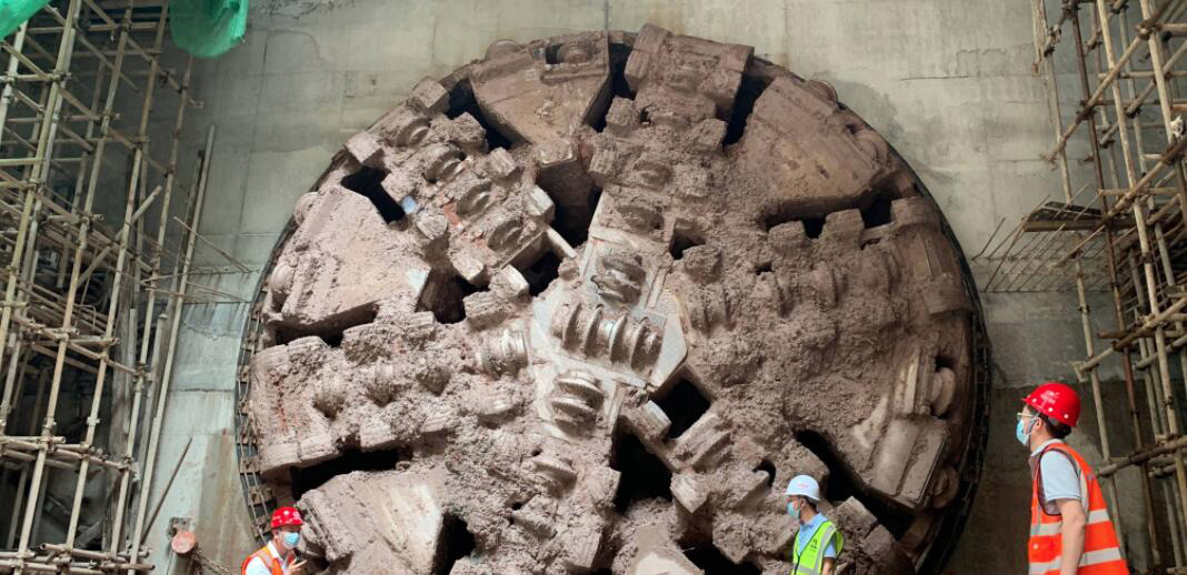 （圖：南輝管廊挖掘消泡劑應(yīng)用）